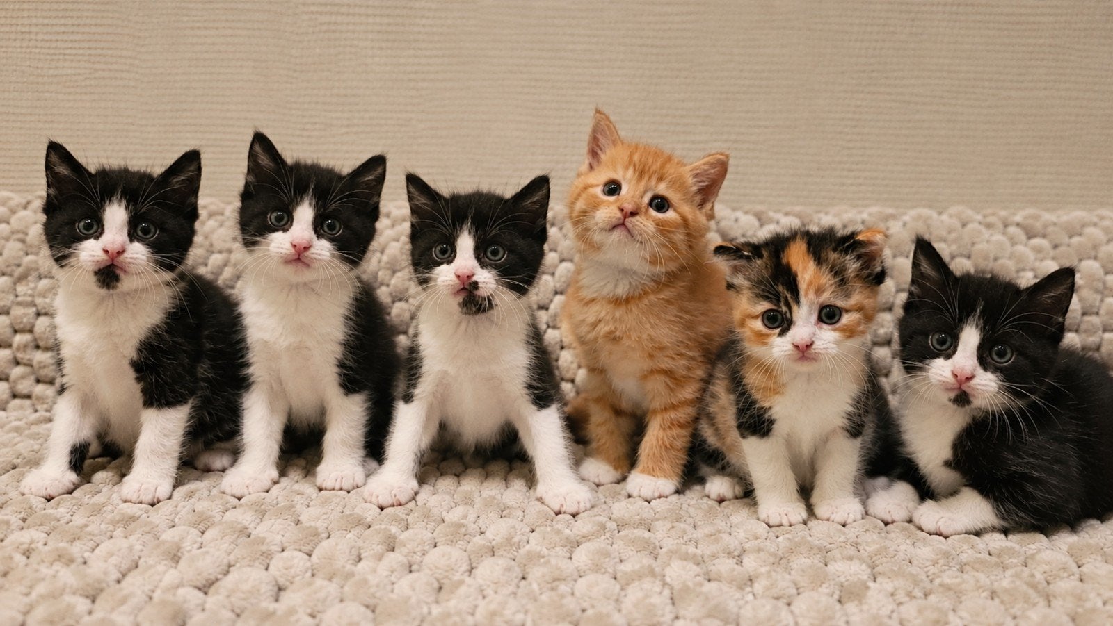kittens ( moeder britse langhaar, vader europese korthaar), Meerdere dieren