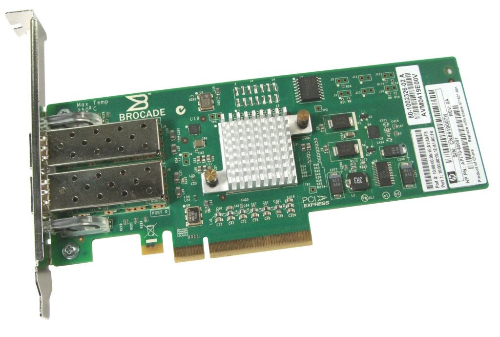 HP / Brocade 825 Dual port 8Gb Fibre Channel HBA Full, Niet ingevuld, Niet ingevuld, Niet ingevuld