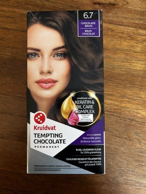 Kruidvat haarverf 6.7 tempting chocolate, Sieraden, Tassen en Uiterlijk, Uiterlijk | Haarverzorging, Ophalen of Verzenden, Nieuw