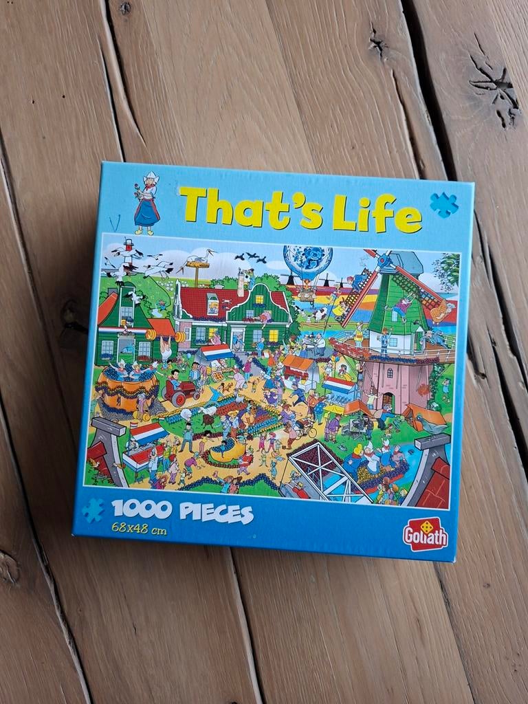 Puzzel Holland That's Life - 1000 stukjes - graag ruilen, Ophalen, 500 t/m 1500 stukjes, Zo goed als nieuw