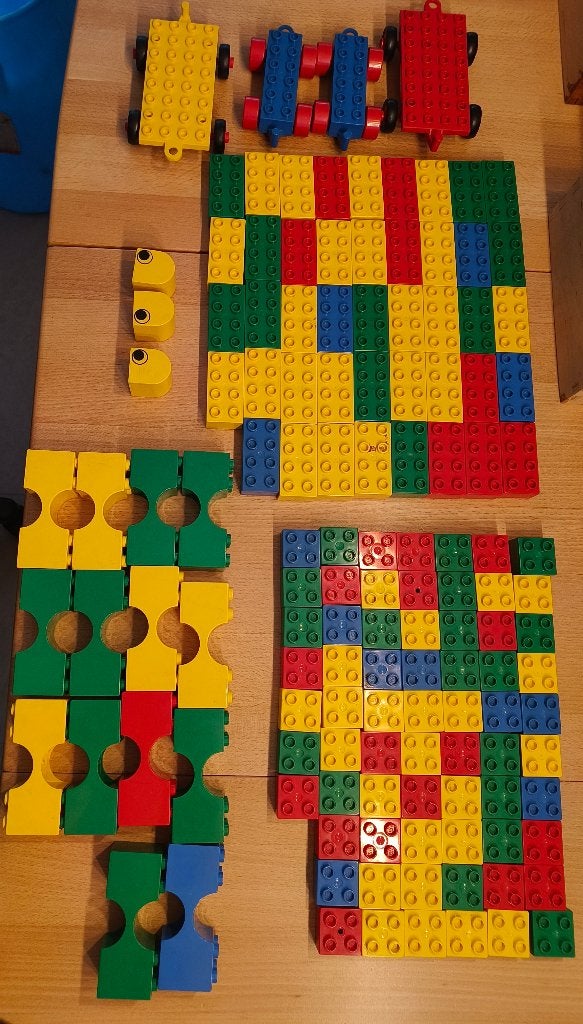 Duplo set blokken (132 onderdelen), Kinderen en Baby's, Speelgoed | Duplo en Lego, Ophalen, Gebruikt, Overige thema's, Duplo