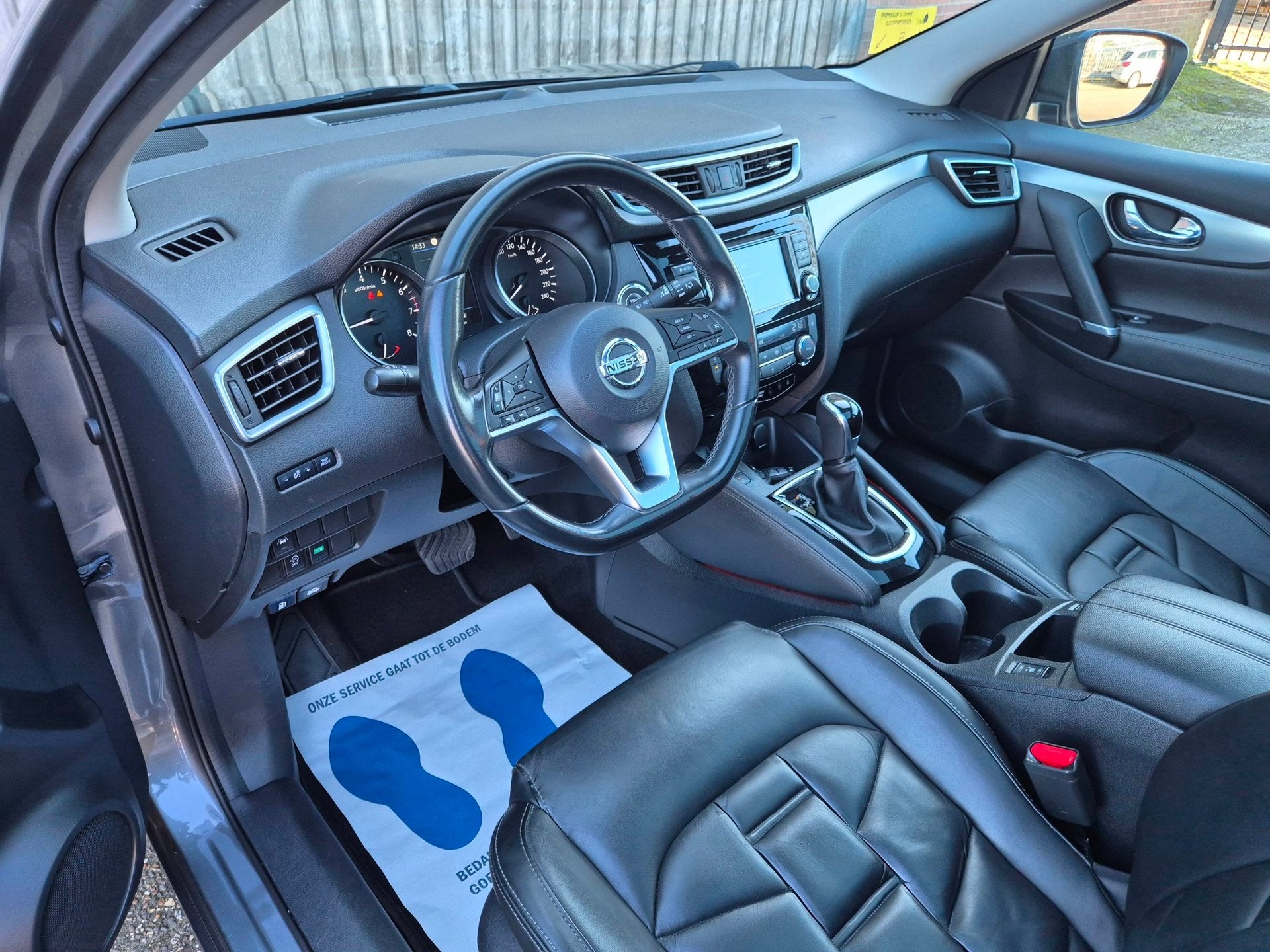 Nissan Qashqai 1.3 DIG-T Tekna Automaat DCT-7 Pano, Leder, M, Auto's, Gebruikt, 4 cilinders, Bedrijf, Qashqai