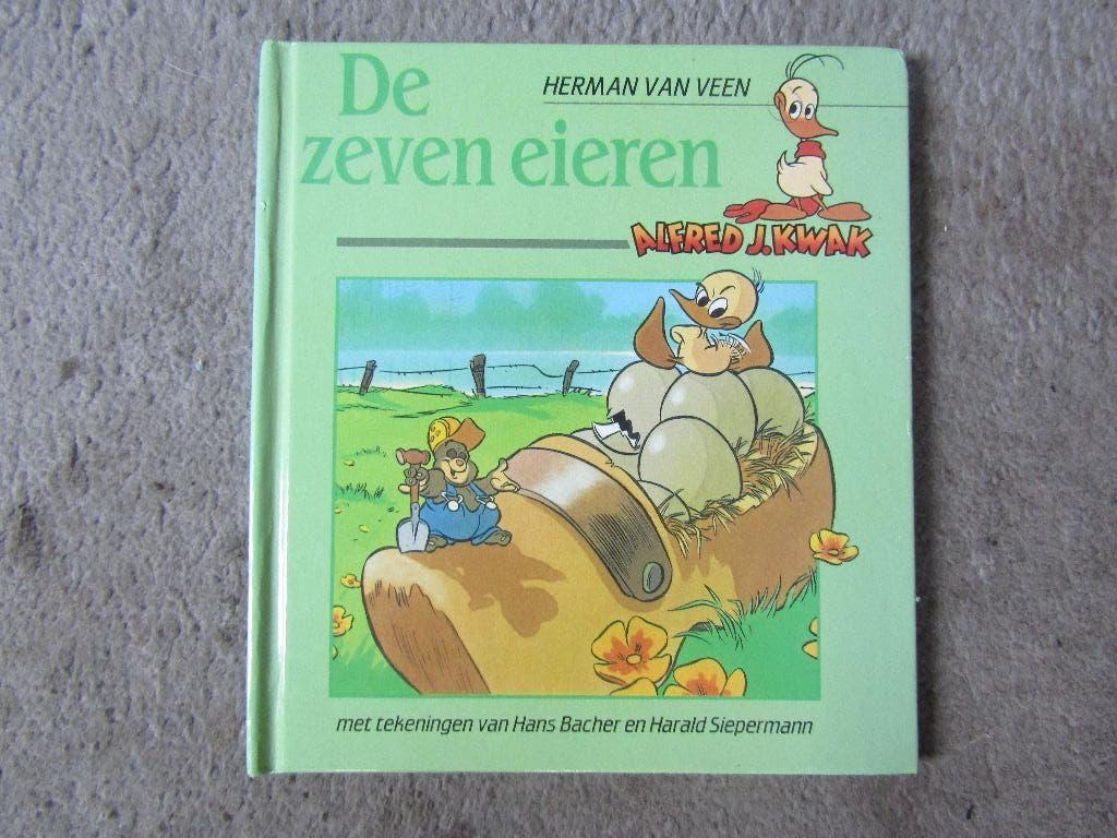 Boek: Alfred J. Kwak - De zeven eieren, Boeken, Kinderboeken | Jeugd | onder 10 jaar, Ophalen of Verzenden, Gelezen, Herman van Veen
