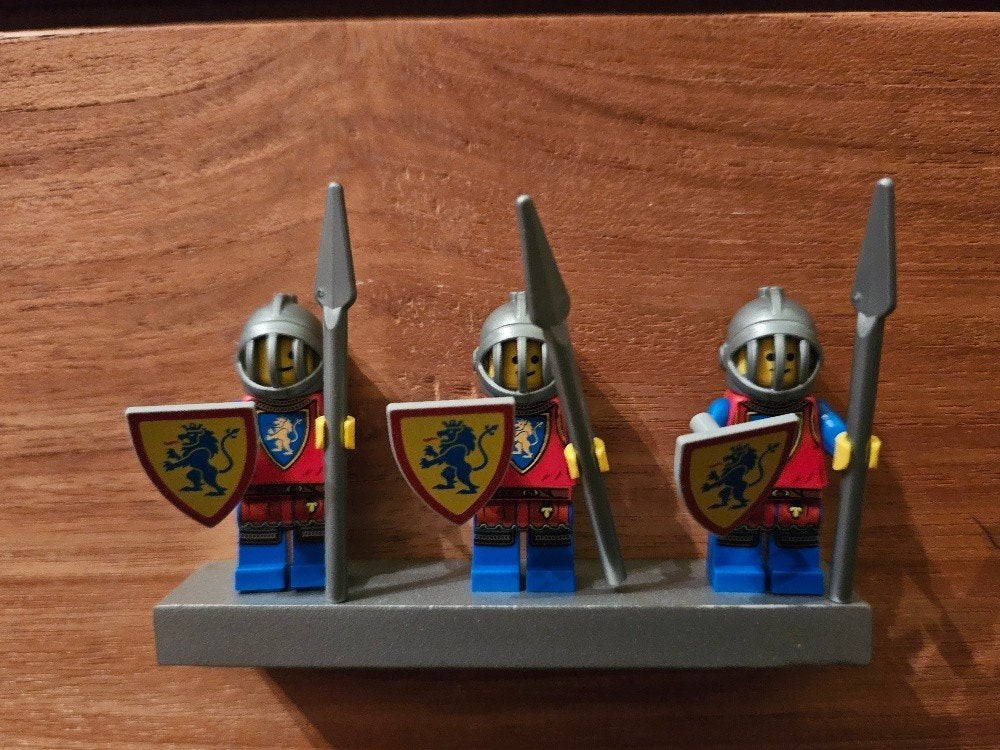 3 Nieuwe Lego poppetjes ridder thema, Lego, Lego, Lego, Nieuw