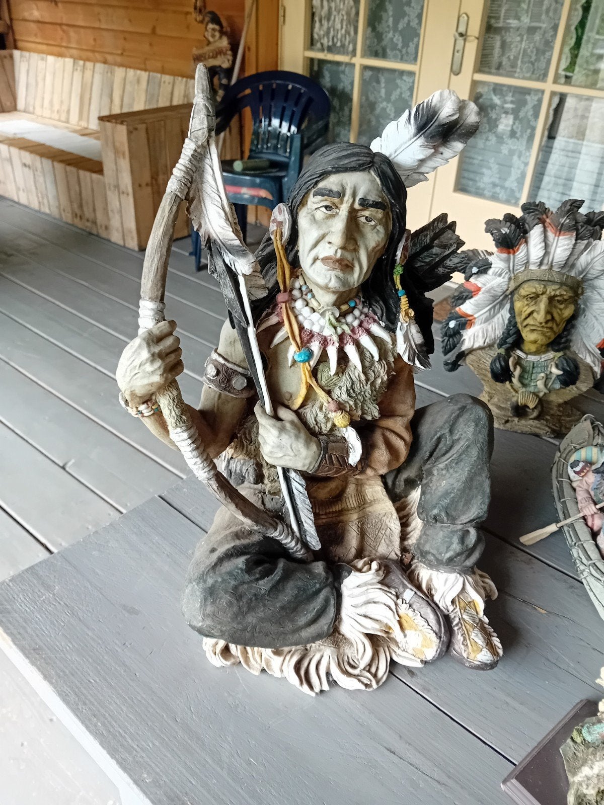 Indianen partijtje, Ophalen