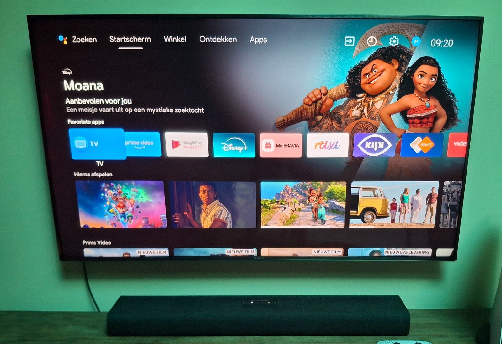 Sony Bravia 4K TV, Ophalen, LED, 120 Hz, Zo goed als nieuw