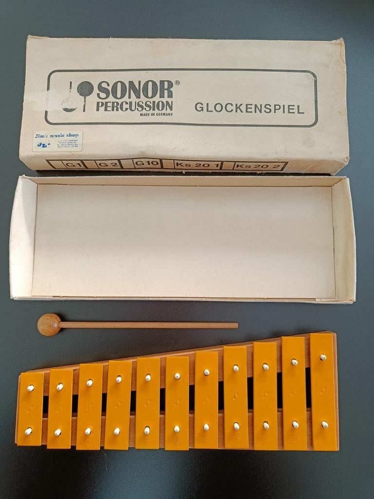 Sonor percussion Glockenspiel, Ophalen of Verzenden, Gebruikt, Melodische percussie