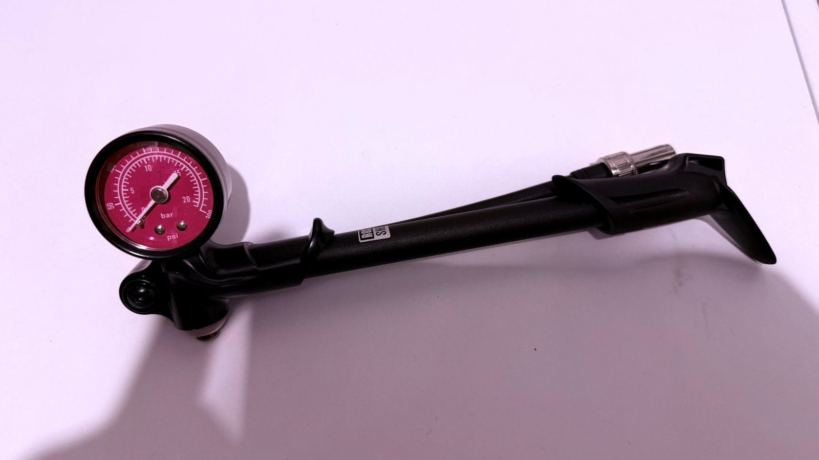 RockShox Shock Pump hoge druk – MTB vork/demper, Ophalen of Verzenden, Drukmeter, Zo goed als nieuw