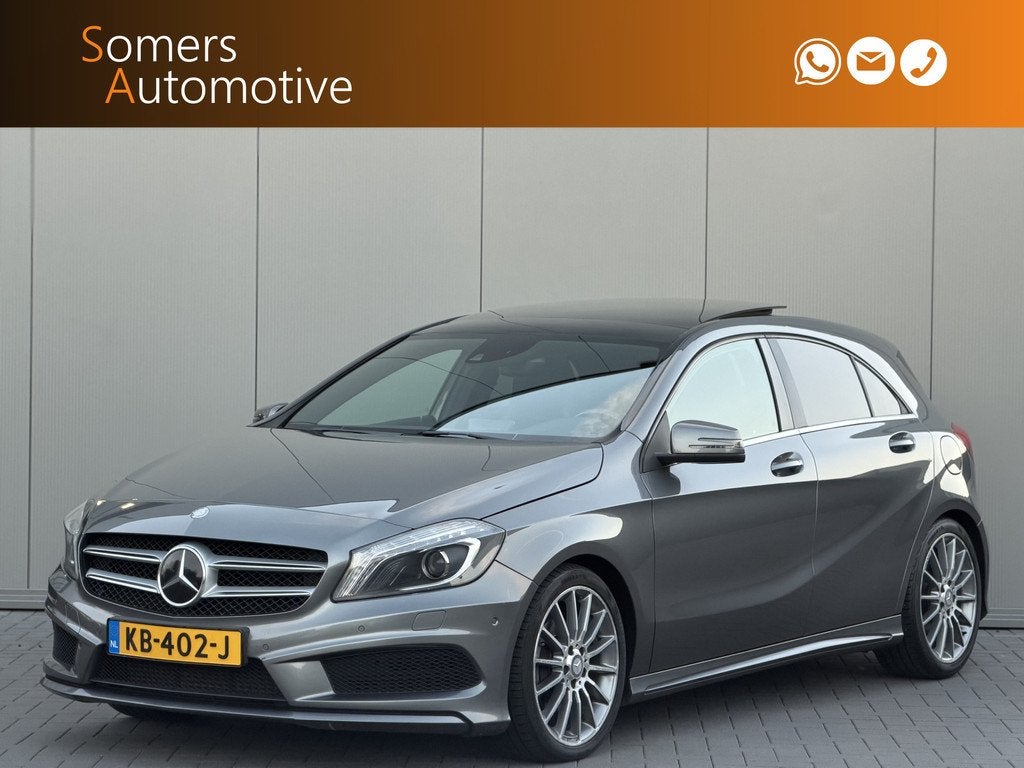 Mercedes-Benz A-Klasse 200 AMG | Panorama | Harman & Kardon, Gebruikt, 1595 cc, Bedrijf, Bi-Xenon koplampen