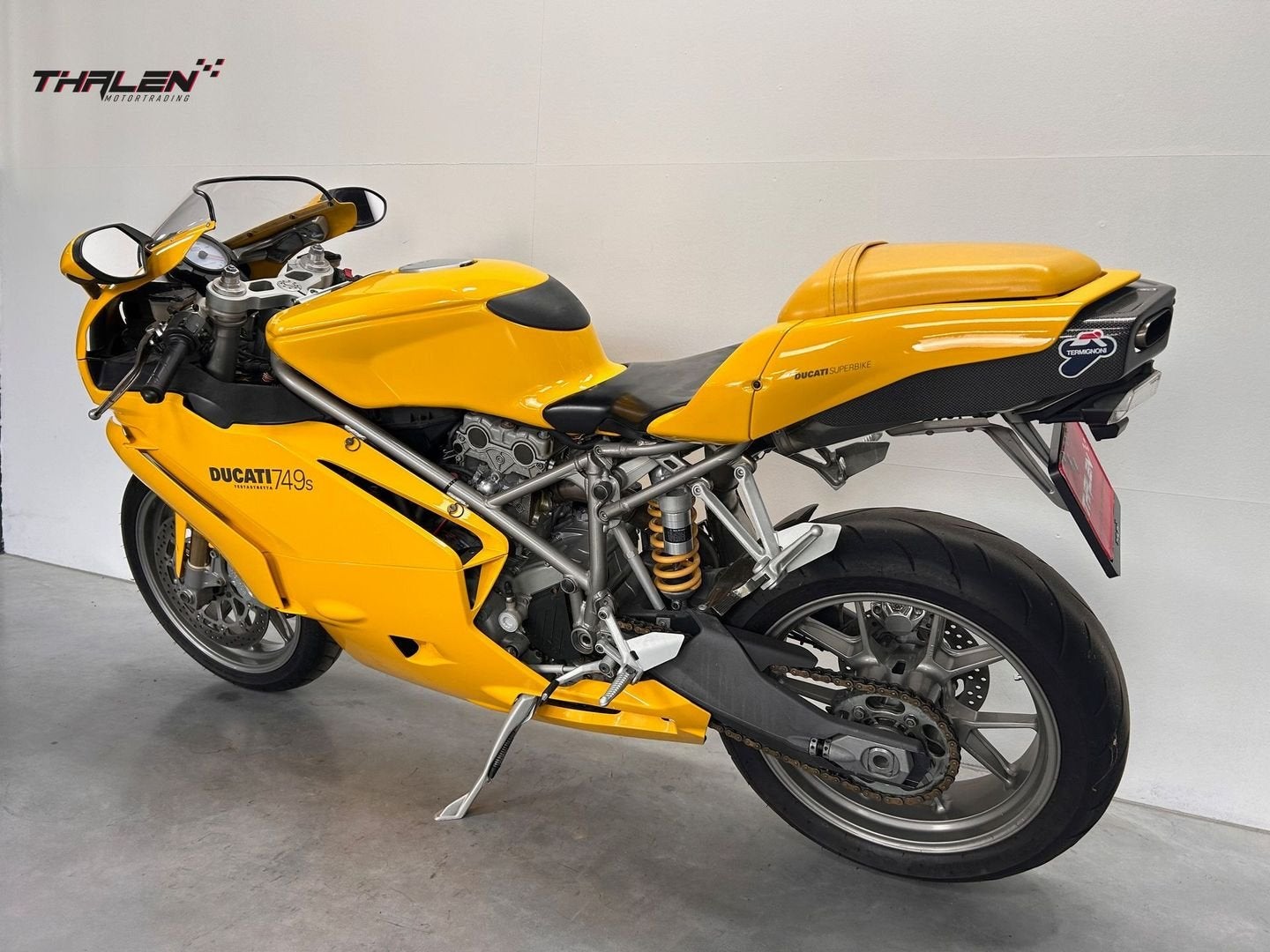 DUCATI 749 S Biposto Termignoni  (bj 2003)  km20300, DUCATI, 2 cilinders, Motorrijbewijs A, Bedrijf