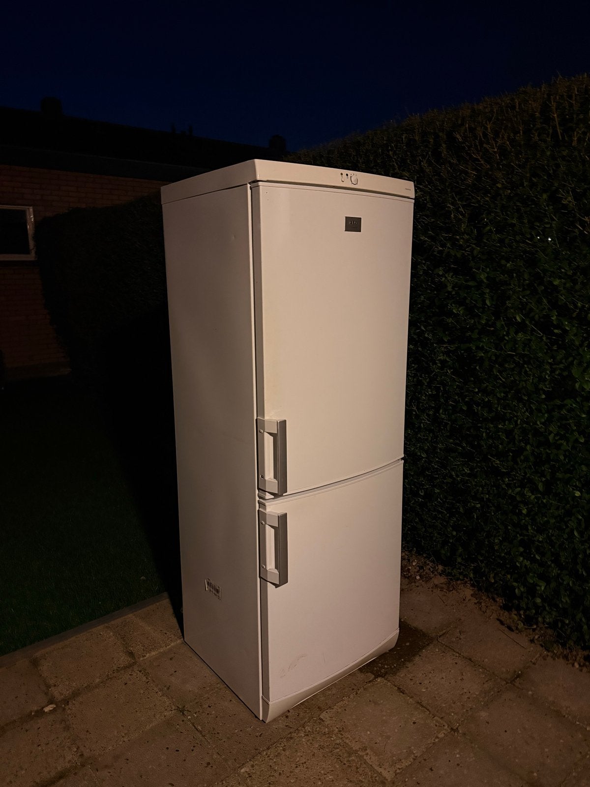 AEG Koelkast, 150 tot 200 liter, Gebruikt, 60 cm of meer, Met aparte vriezer
