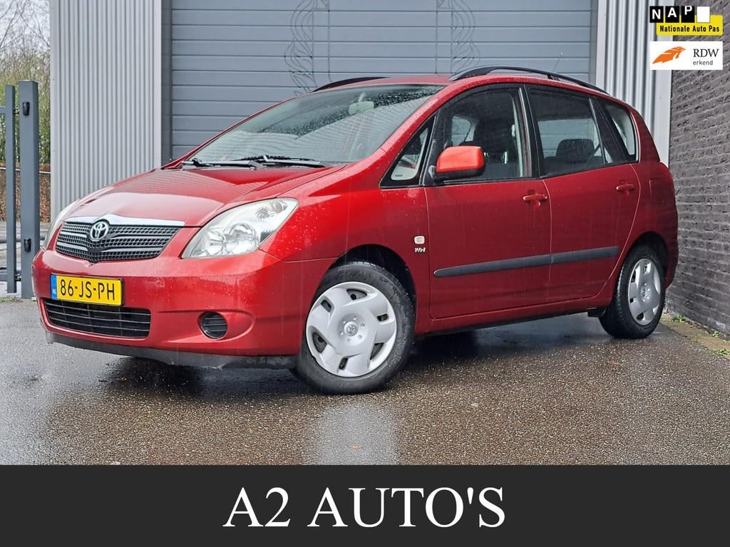 Toyota Corolla Verso 1.6 VVT-i Linea Terra Airco|Nap, Voorwielaandrijving, Gebruikt, 4 cilinders, Handgeschakeld