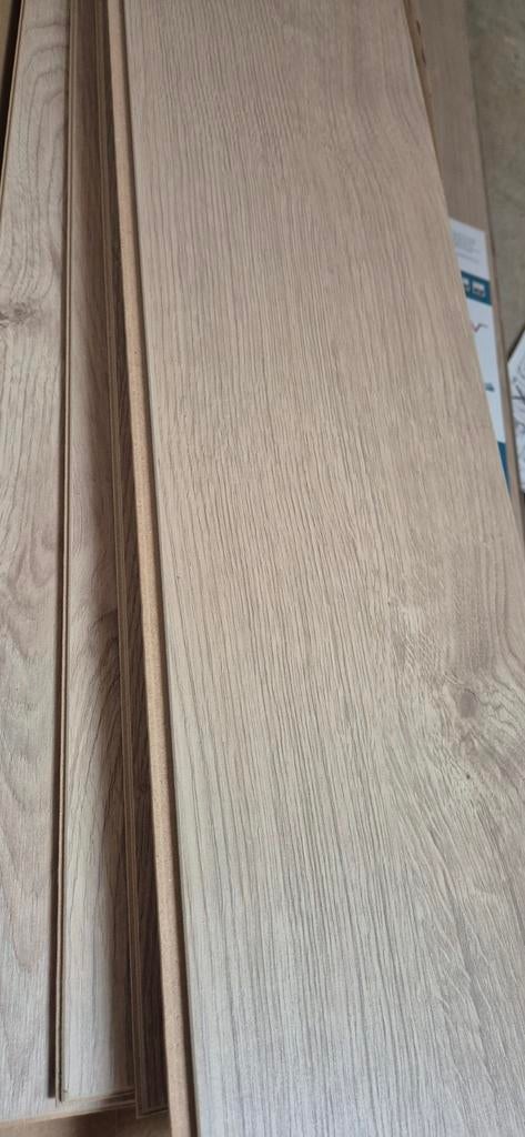 Wit geolied eiken laminaat - ca. 9m², Doe-het-zelf en Verbouw, Vloerdelen en Plavuizen, Ophalen of Verzenden
