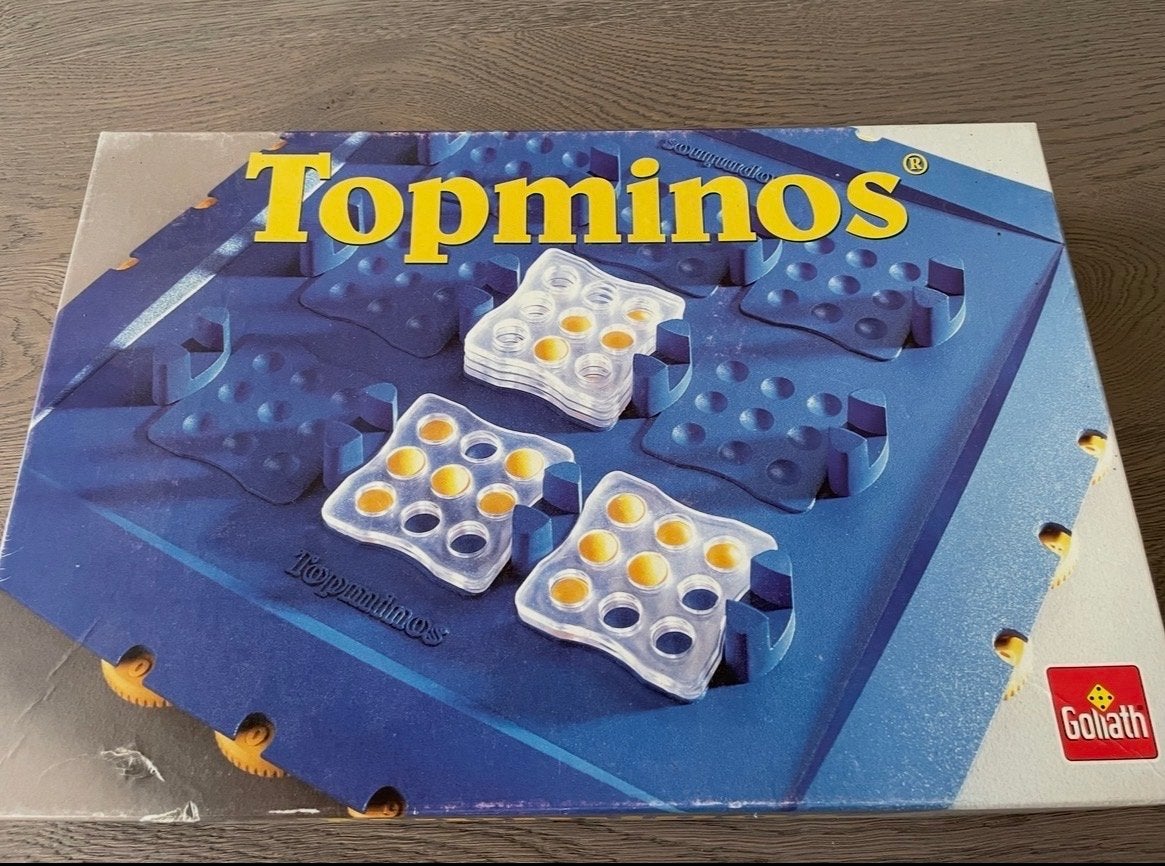 Topminos bordspel van Goliath, Drie of vier spelers, Ophalen of Verzenden, Zo goed als nieuw