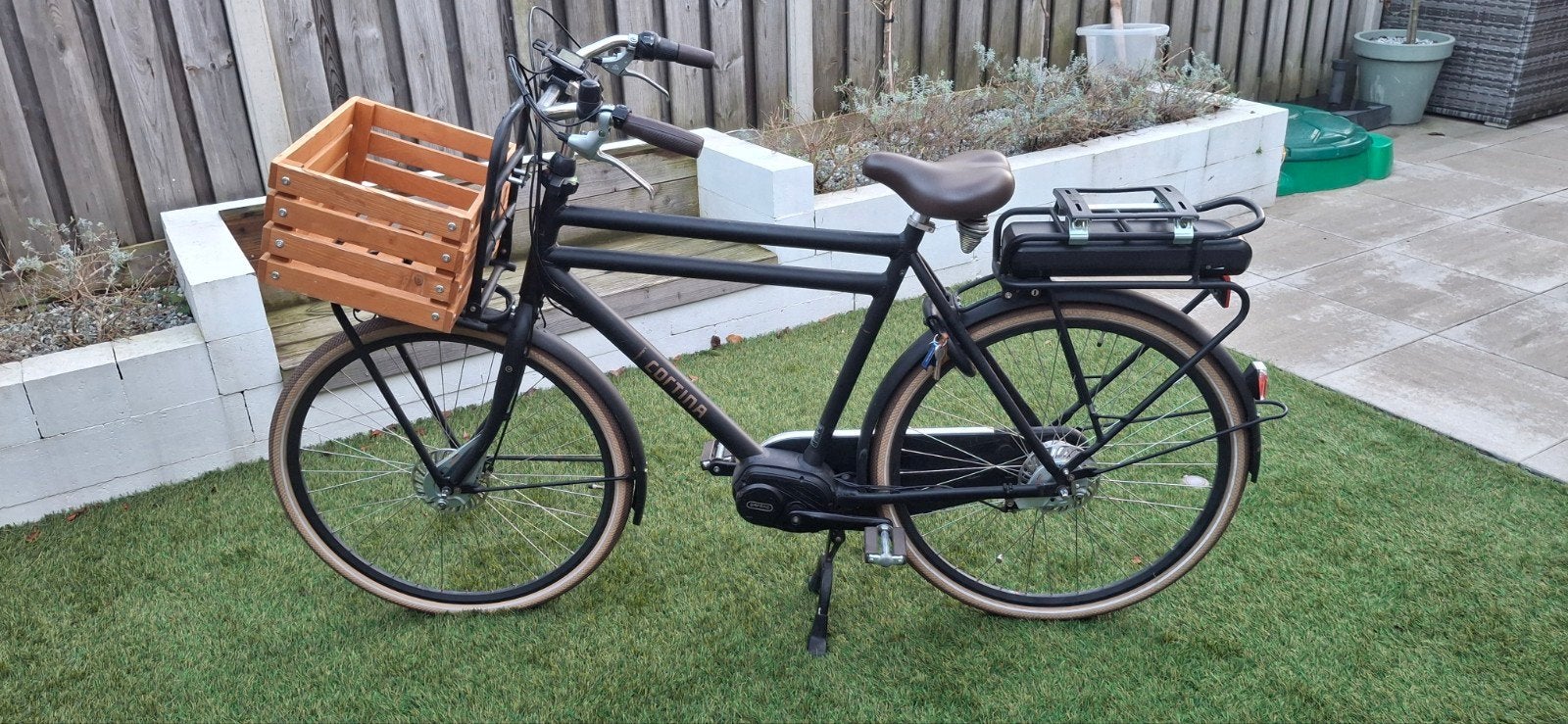 Cortina E-U4 Transport Elektrische Fiets - Zwart, Ophalen, Gebruikt, Cortina, 51 tot 55 cm