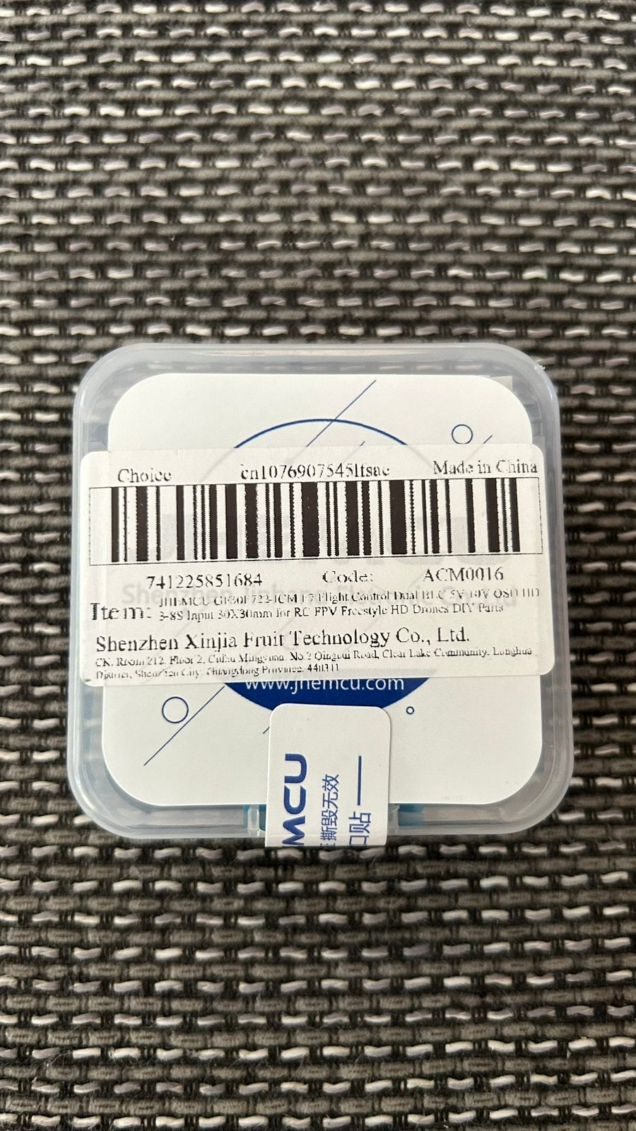 JHEMCU GF30F722-ICM 30x30mm F7 flight controller, Hobby en Vrije tijd, Ophalen of Verzenden, Nieuw