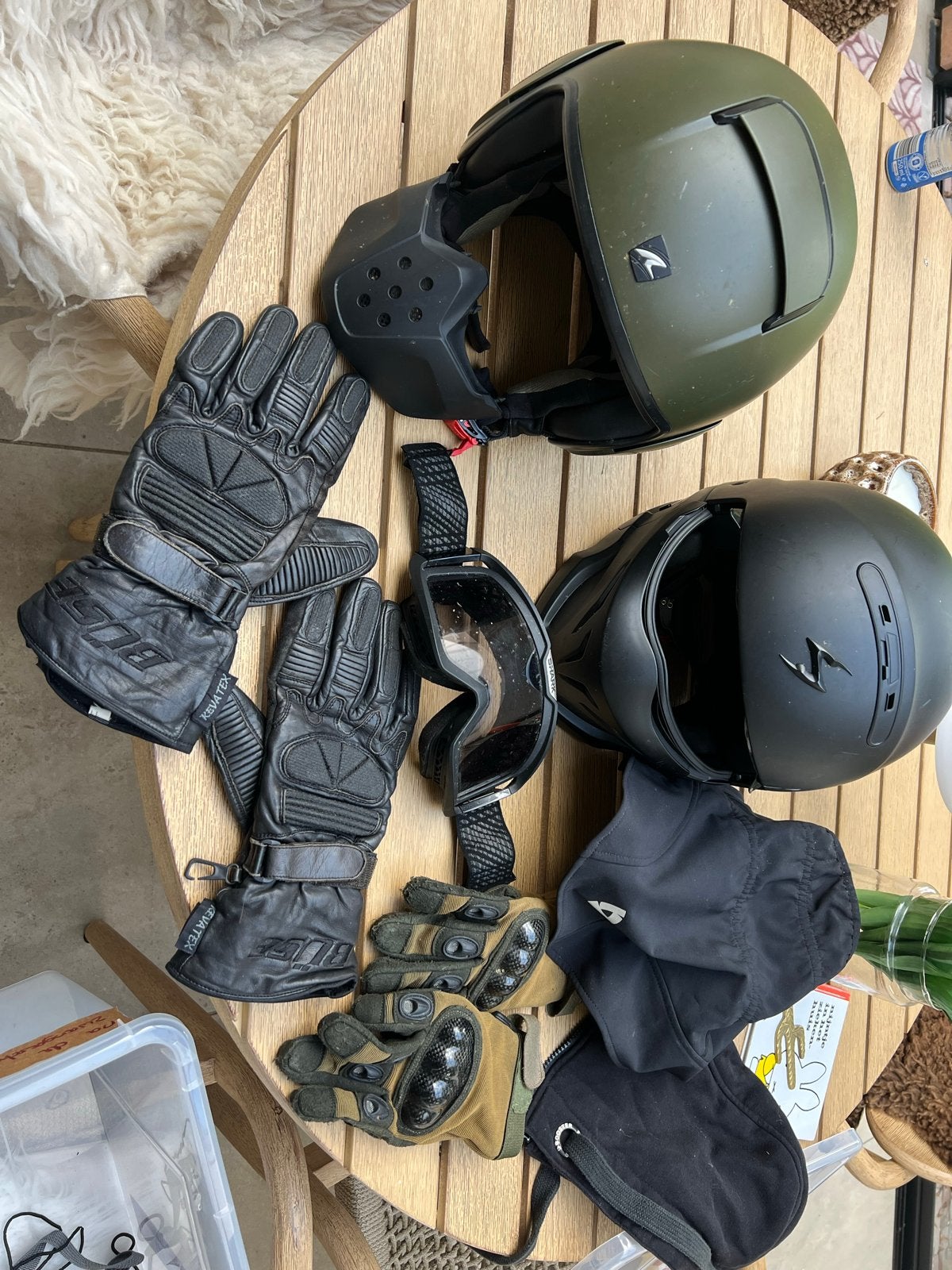 Motorhelm, handschoenen en accessoires, Motoren, Ophalen of Verzenden, Tweedehands, Heren, Overige typen