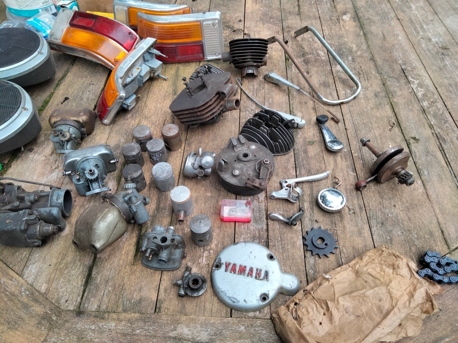 Onderdelen bromfietsen / auto, Fietsen en Brommers, Brommeronderdelen | Oldtimers, Ophalen, Gebruikt, Overige typen, Overige merken