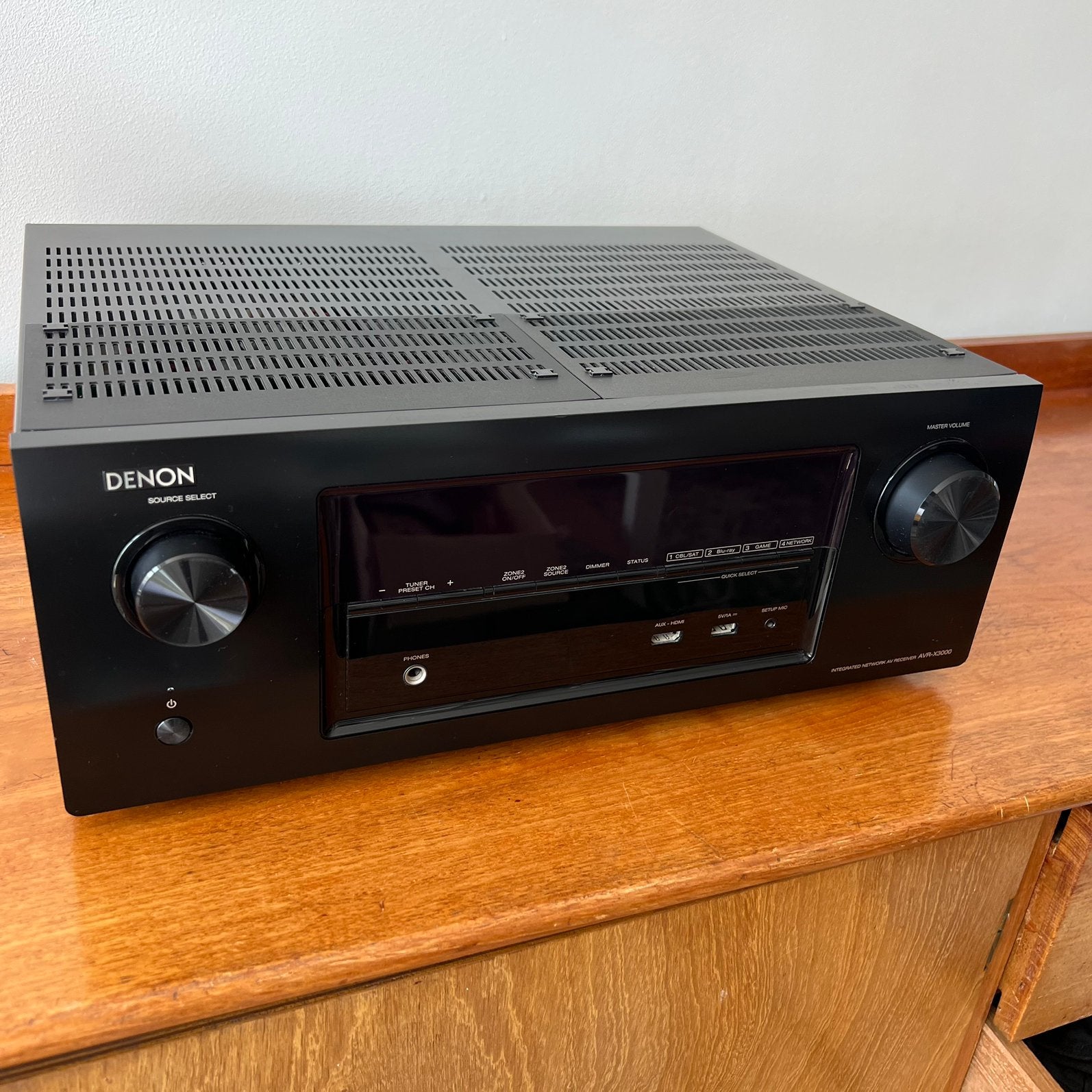 Denon AVR-X3000 7.2 Netwerk AV-Receiver (AirPlay, 4K), Ophalen, Zo goed als nieuw, 120 watt of meer, Denon
