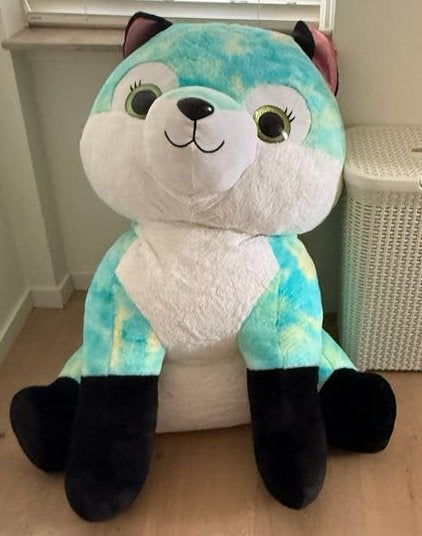 Grote Knuffel Vos 1 Meter Hoog - Zacht en Kleurrijk, Ophalen, Overige karakters, Zo goed als nieuw, Meerkleurig