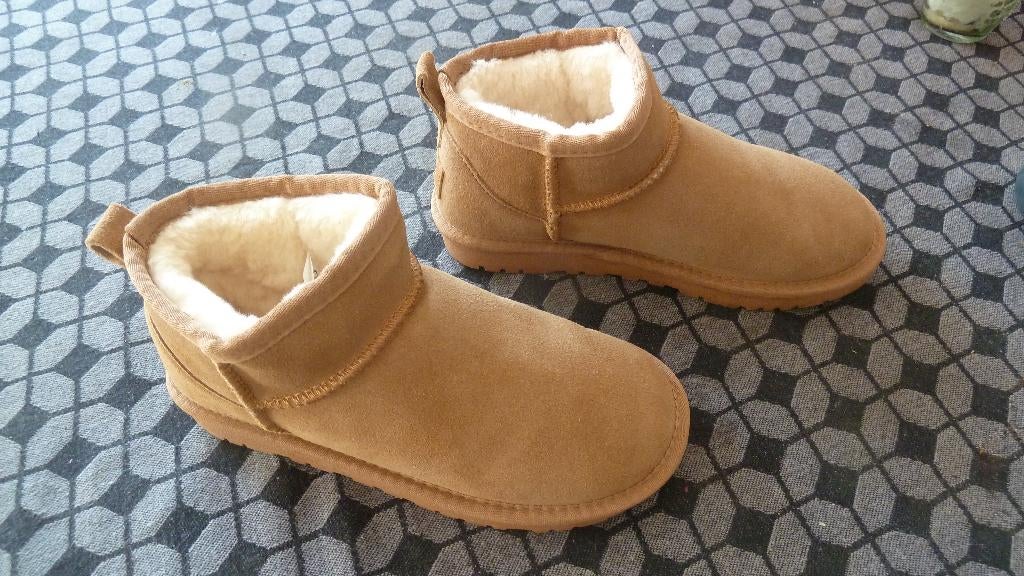 Nieuwe pantoffels/enkel laarsjes, Ophalen, Bruin, Lage of Enkellaarzen, Nieuw