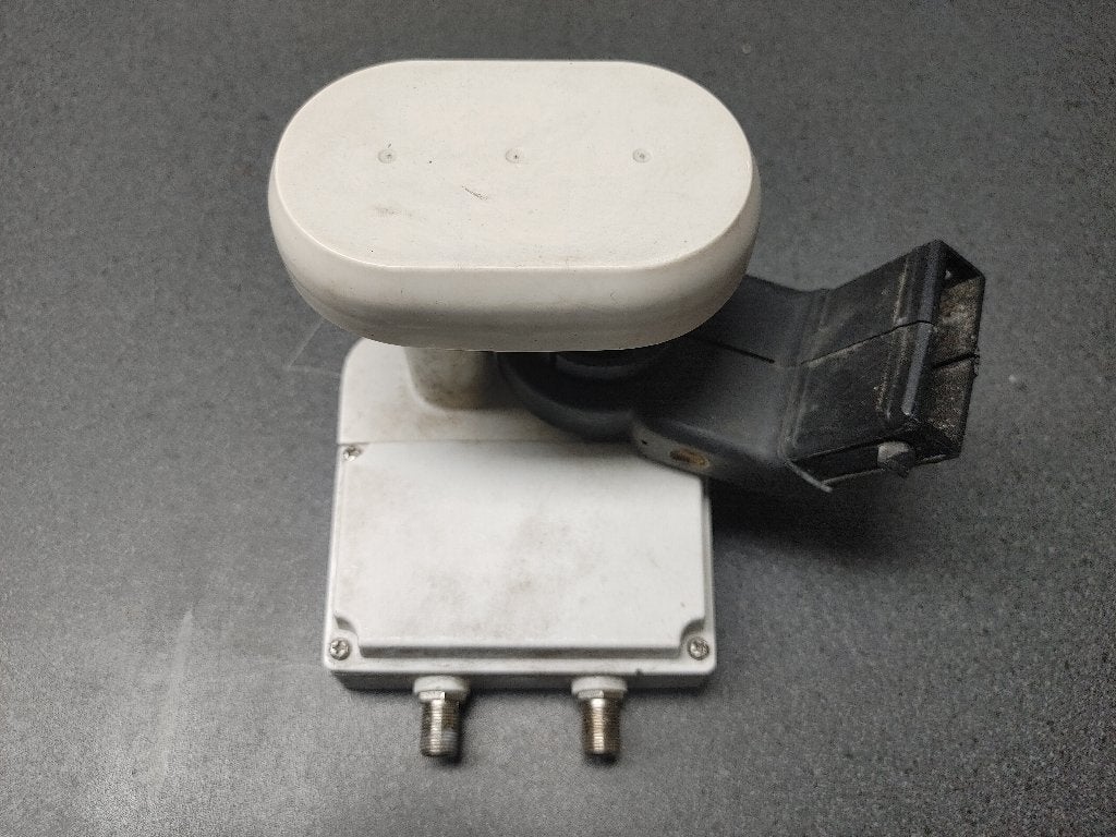 Hirshmann Twin Monoblock LNB Schotel, Ophalen of Verzenden, Gebruikt, (Schotel)antenne-accessoires, Overige merken