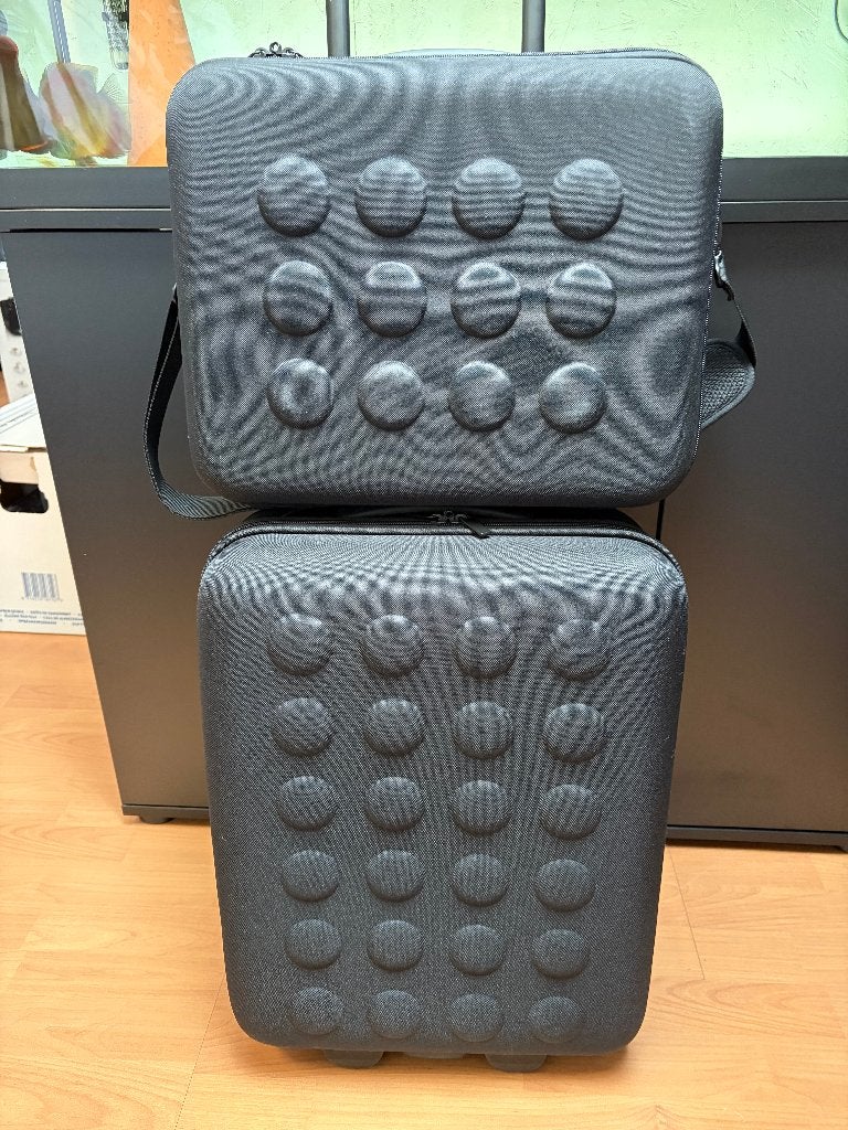 zwarte trolley met laptoptas Ikea, 50 tot 60 cm, Ophalen of Verzenden, Zo goed als nieuw, 35 tot 45 cm
