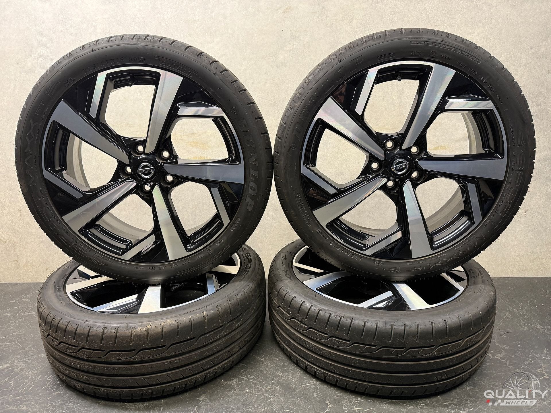 19” Nissan Juke F16, Qashqai J11, Kadjar Velgen + Banden 225, Auto-onderdelen, 19 inch, Gebruikt, -, -
