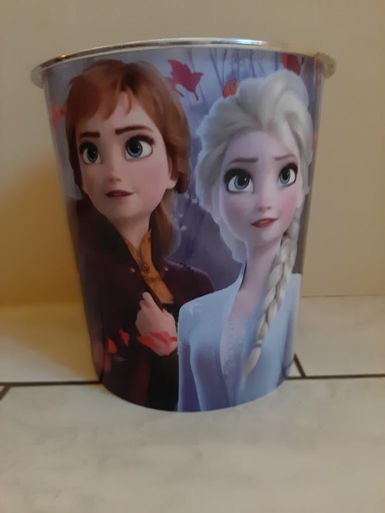 Frozen 2 popcorn bucket emmer prullenbak, Ophalen of Verzenden, Kunststof