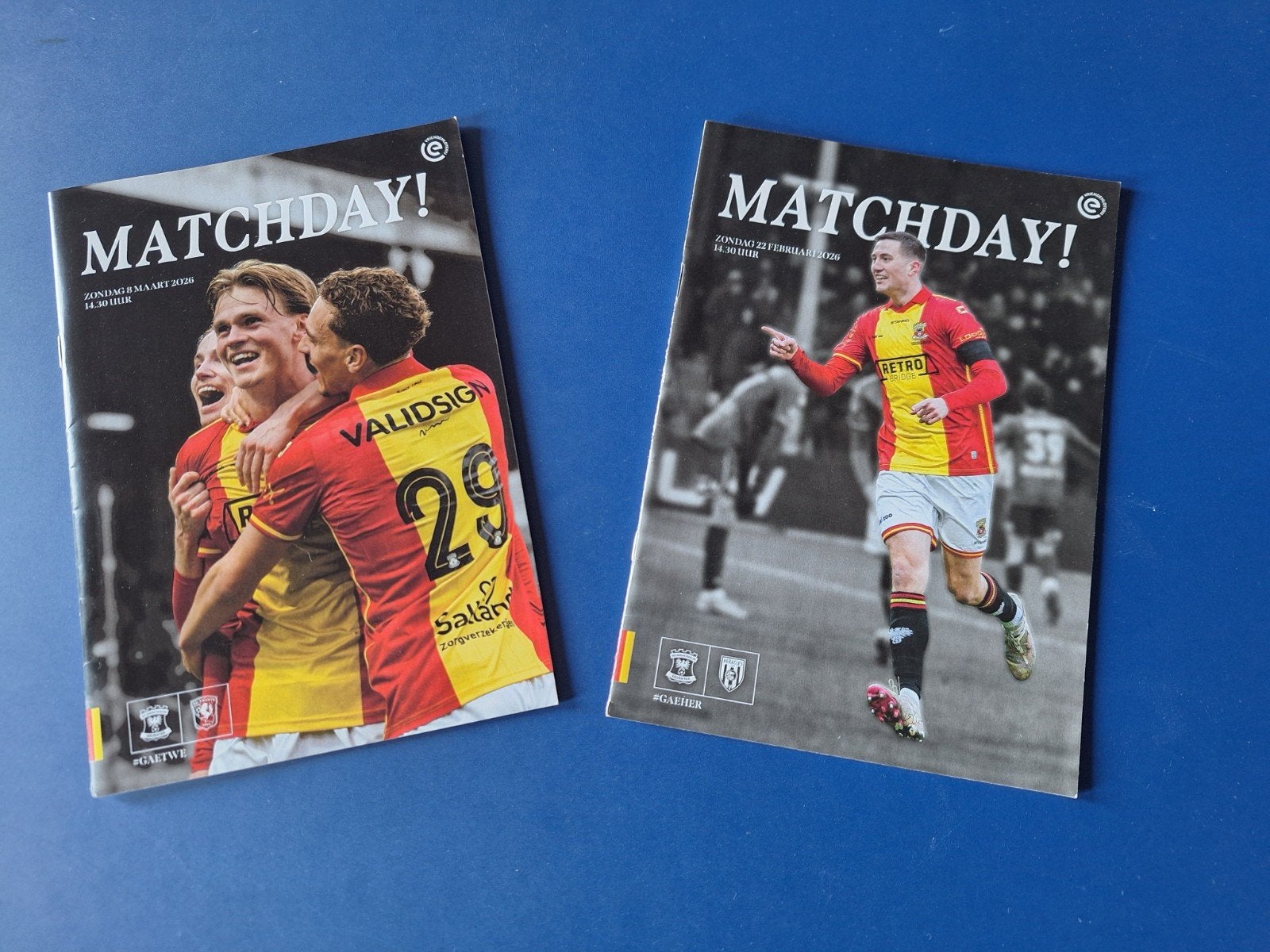 Go Ahead Eagles Matchday! Voetbalprogramma's, Ophalen of Verzenden