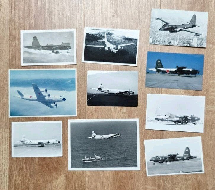 9 Vliegtuig Foto's - Lockheed P-2 en P-3, Ophalen of Verzenden, Gebruikt