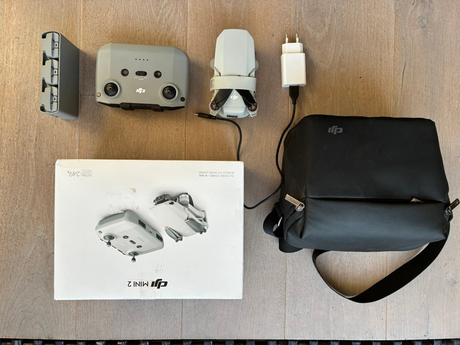 DJI mini 2 fly more combo, Ophalen of Verzenden, Gebruikt