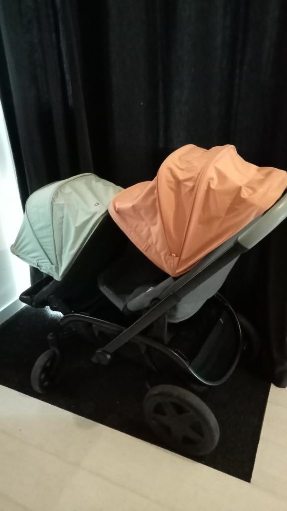 Quinny hub duo wagen, Kinderen en Baby's, Kinderwagens en Combinaties, Zo goed als nieuw, Kinderwagen, Quinny, Duowagen, Verstelbare duwstang