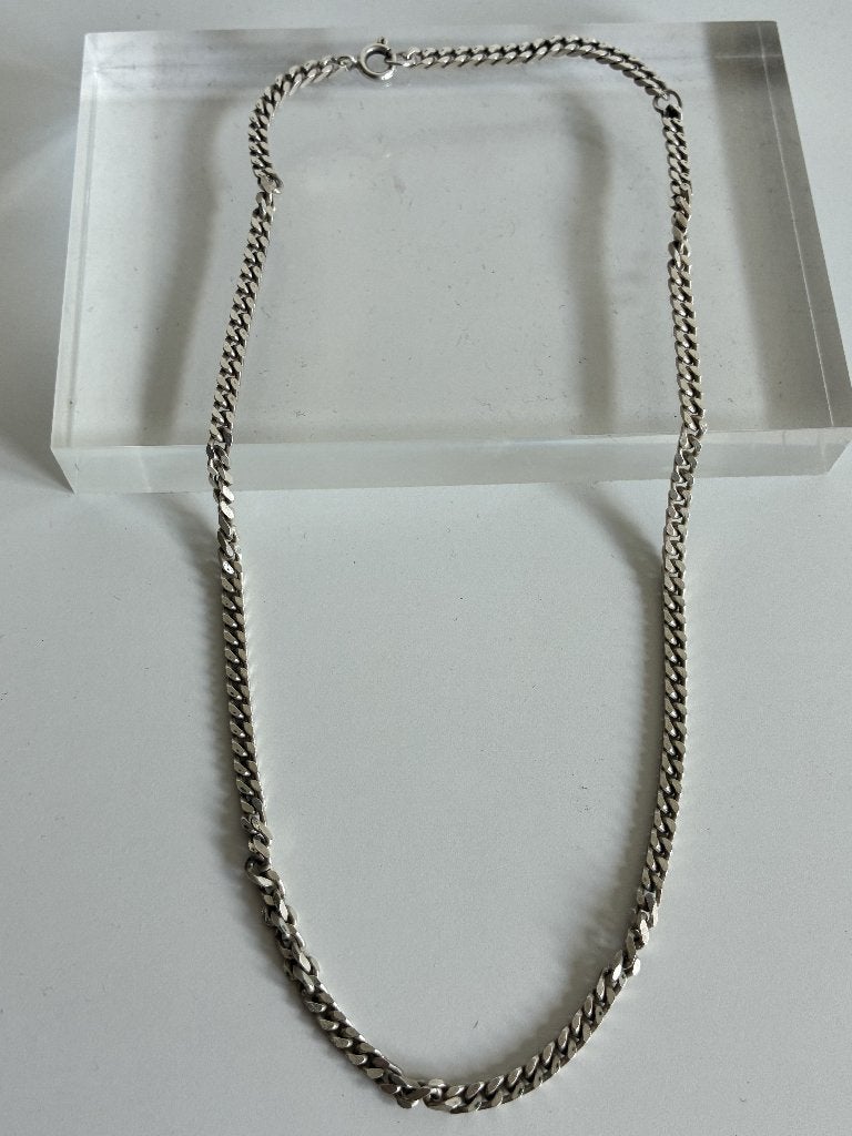 Zilver kettinkje, Sieraden, Tassen en Uiterlijk, Kettingen, Ophalen of Verzenden, Gebruikt, Zilver, Zilver