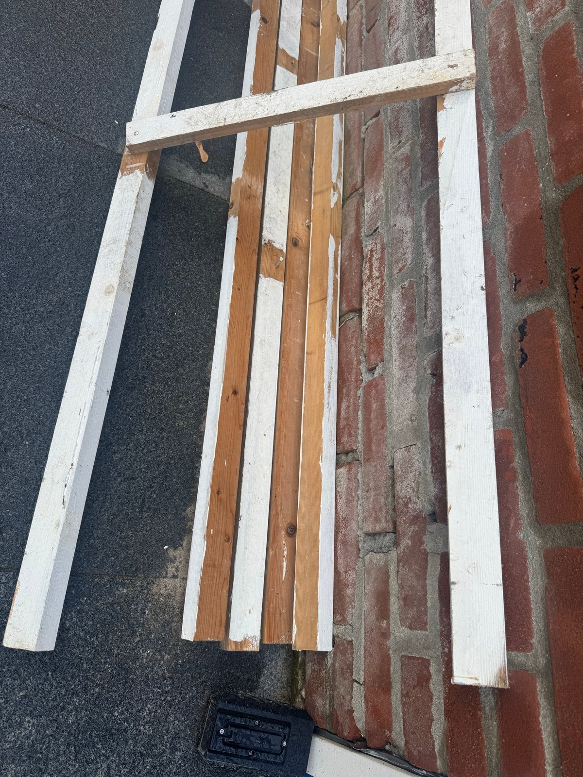 Gebruikte houten planken en balken, Gebruikt, Ophalen of Verzenden, Balk, Overige houtsoorten