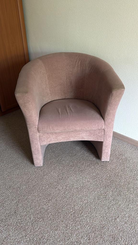 Comfortabele suède stoel - Ophalen in Rosmalen, Ophalen, Gebruikt, Overige kleuren, Eén