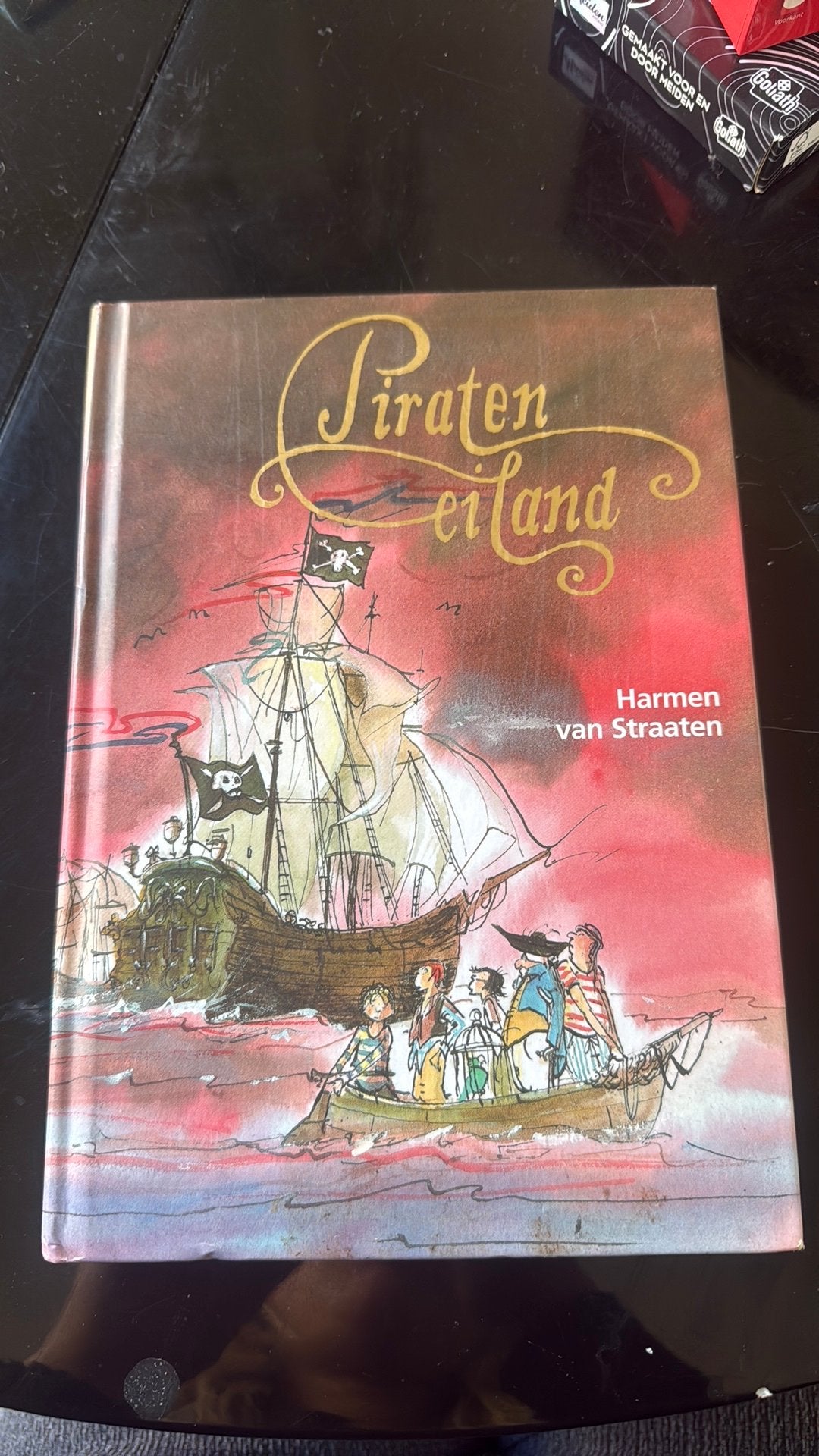 Piraten Eiland – Harmen van Straaten | Kinderboek Hardcover, Ophalen of Verzenden, Zo goed als nieuw