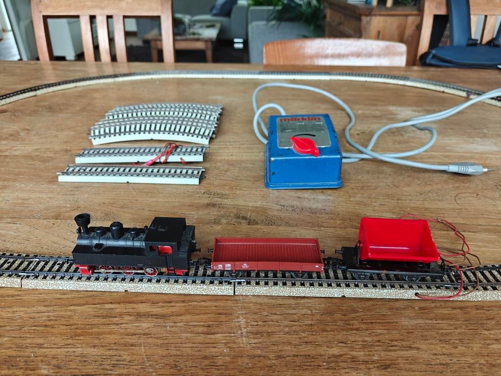Marklin ovale begin set, Wisselstroom, Ophalen of Verzenden, Märklin, Gebruikt