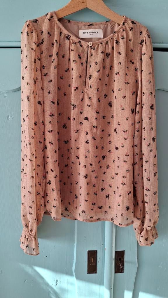 Sofie Schnoor blouse / shirt maat 152 / 12 jaar roze, Ophalen of Verzenden, Zo goed als nieuw, Meisje, Shirt of Longsleeve