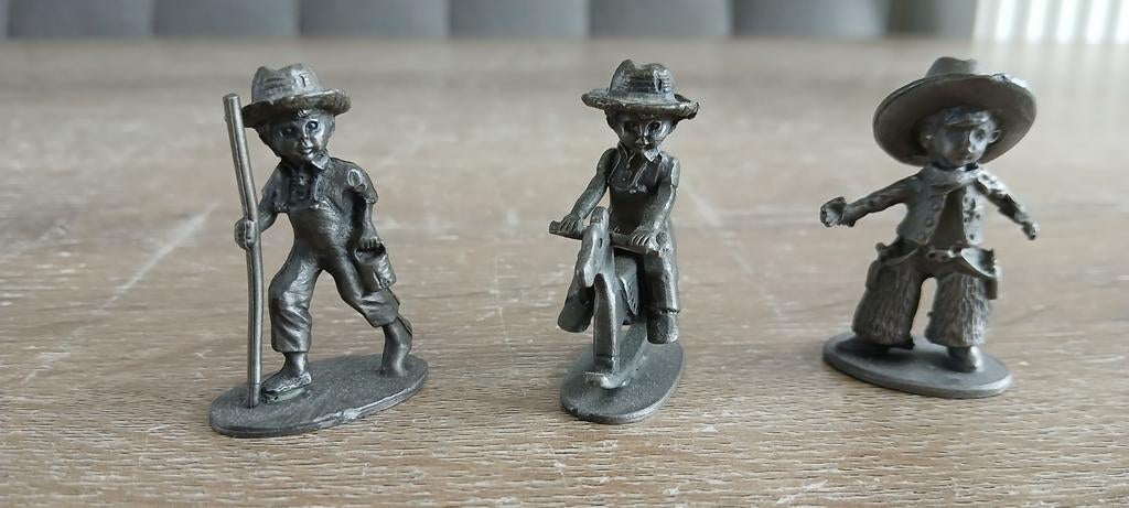 Artil 90% tin ks 17 18 23 tinnen cowboy jongens kinderen, Ophalen of Verzenden
