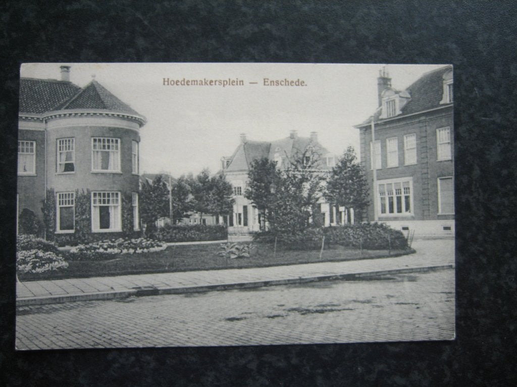 ENSCHEDE  Hoedemakersplein, Ophalen of Verzenden, 1920 tot 1940, Overijssel
