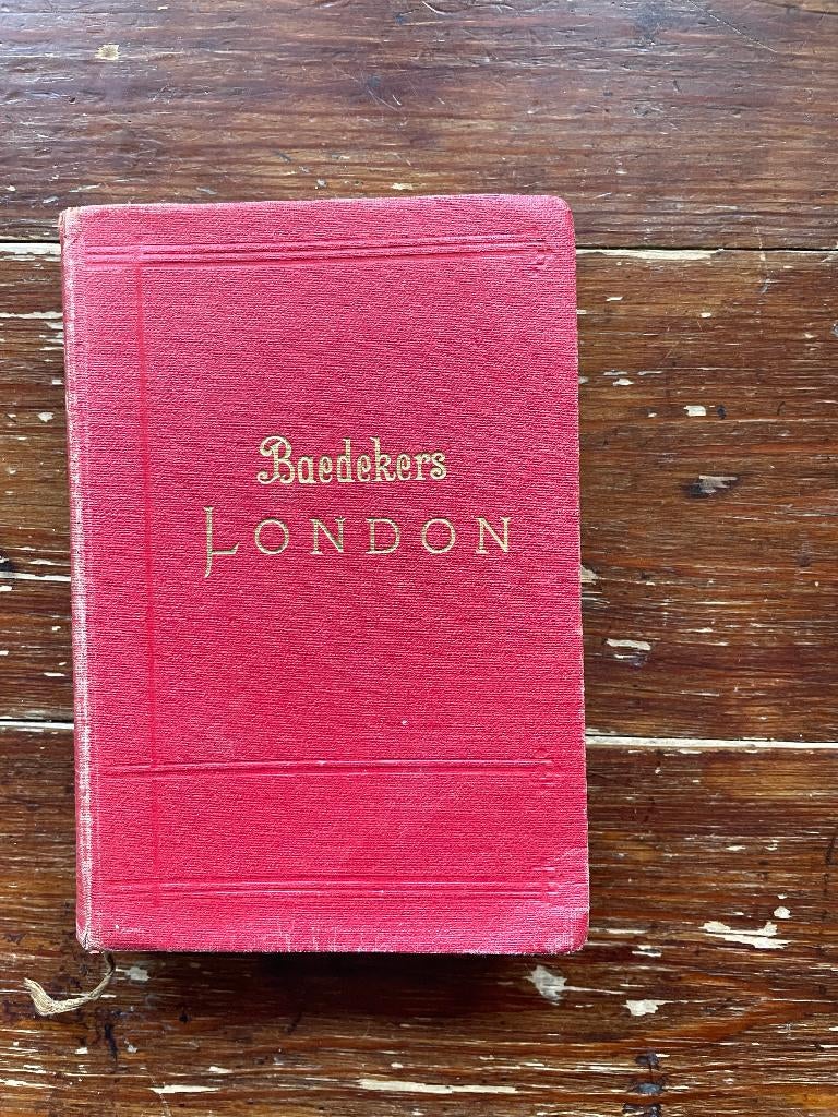 Karl Baedeker London und Umgebung 1912 siebzehnte auflage, Boeken, Reisgidsen, Europa, Ophalen of Verzenden, Reisgids of -boek