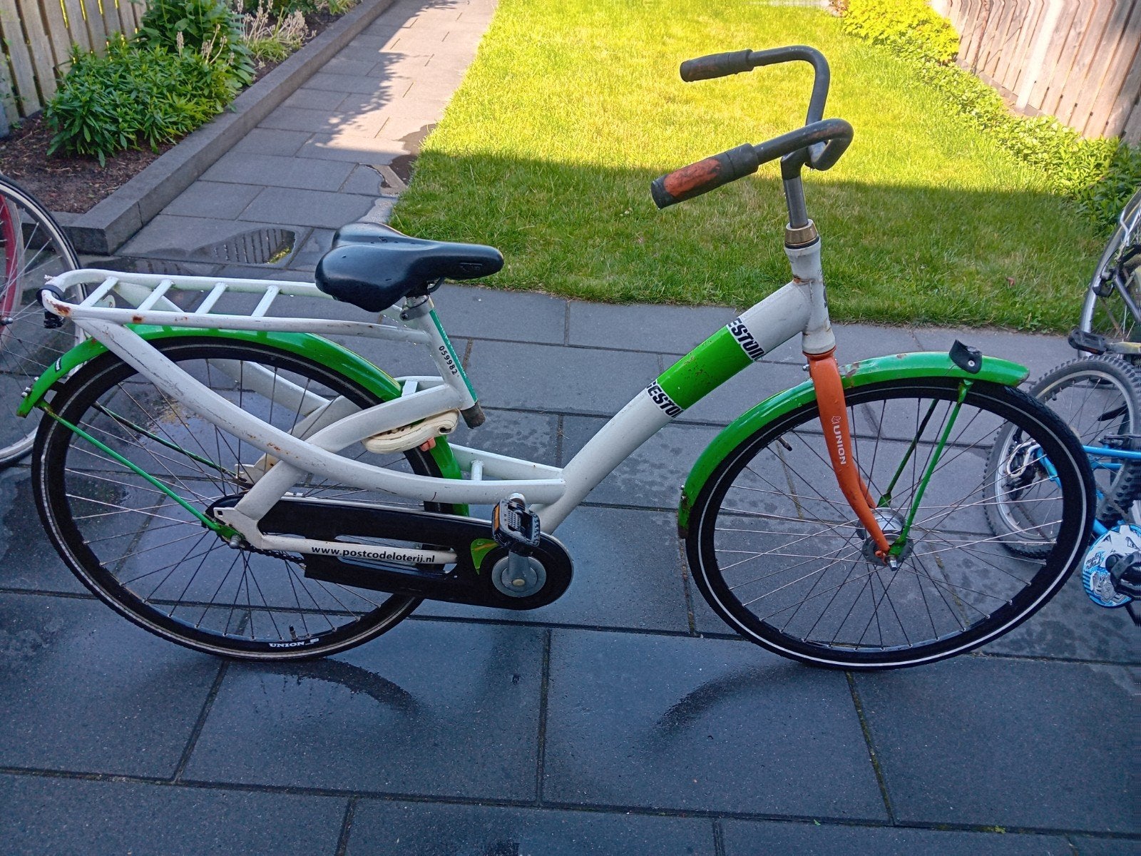 Union postcode loterij fiets 28 inch dames bushalte,station, Ophalen of Verzenden, Gebruikt, Overige merken