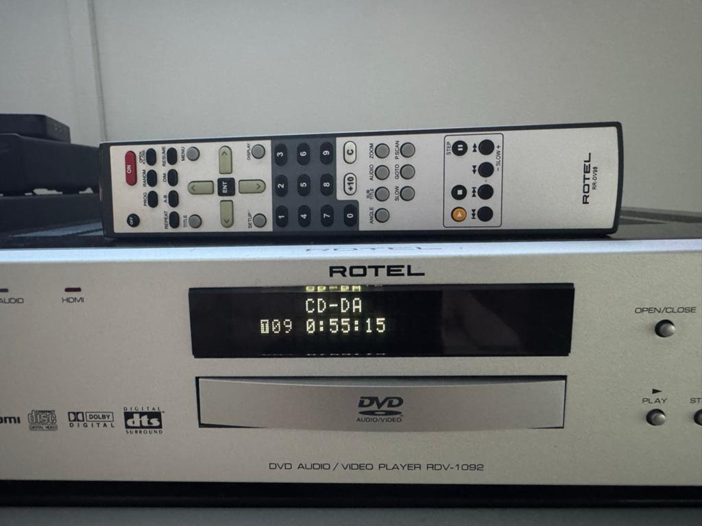 Rotel RDV 1092 CD speler , DVD speler, Ophalen of Verzenden, Zo goed als nieuw, Overige merken
