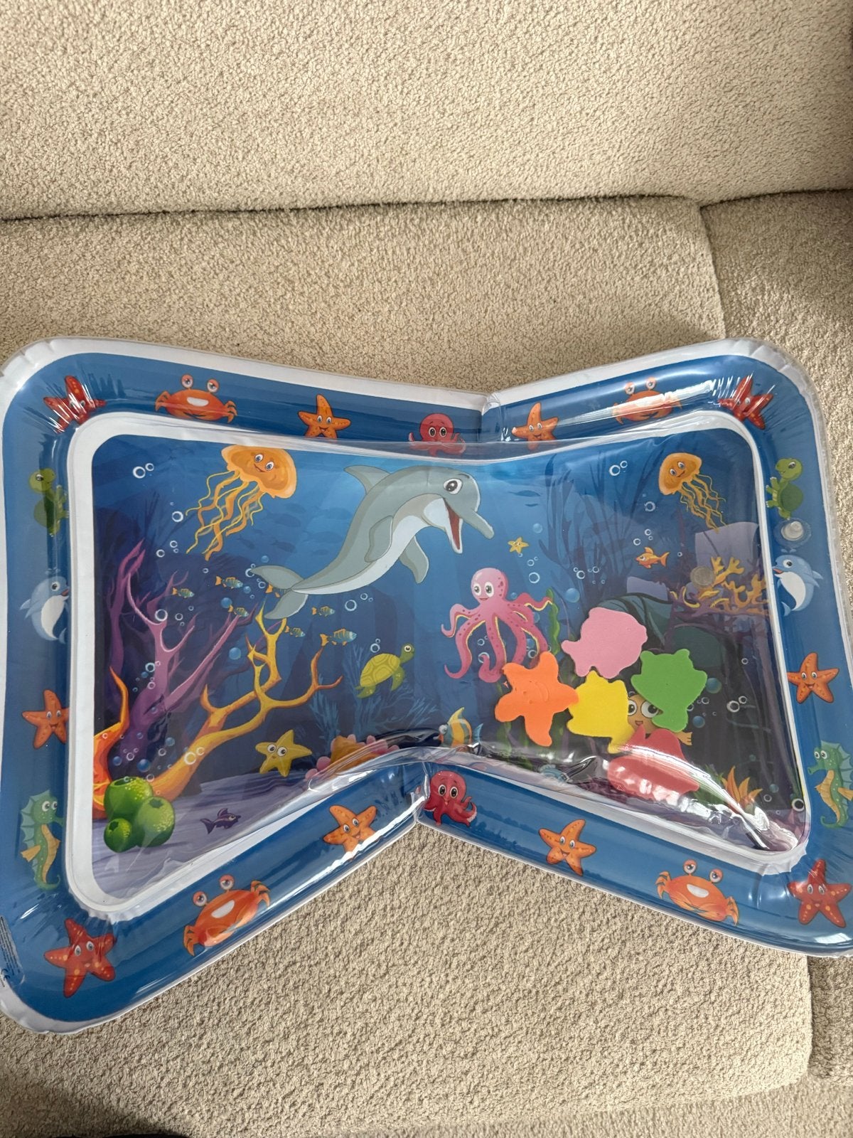 Water speelmat voor baby's - onderwaterwereld, Ophalen, Zo goed als nieuw, Speelkleed