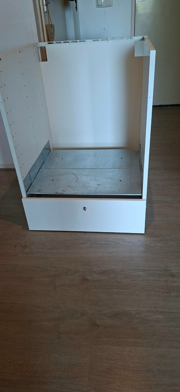 IKEA Metod onderkast met lade en poten, Ophalen, Gebruikt, Wit, 50 tot 100 cm