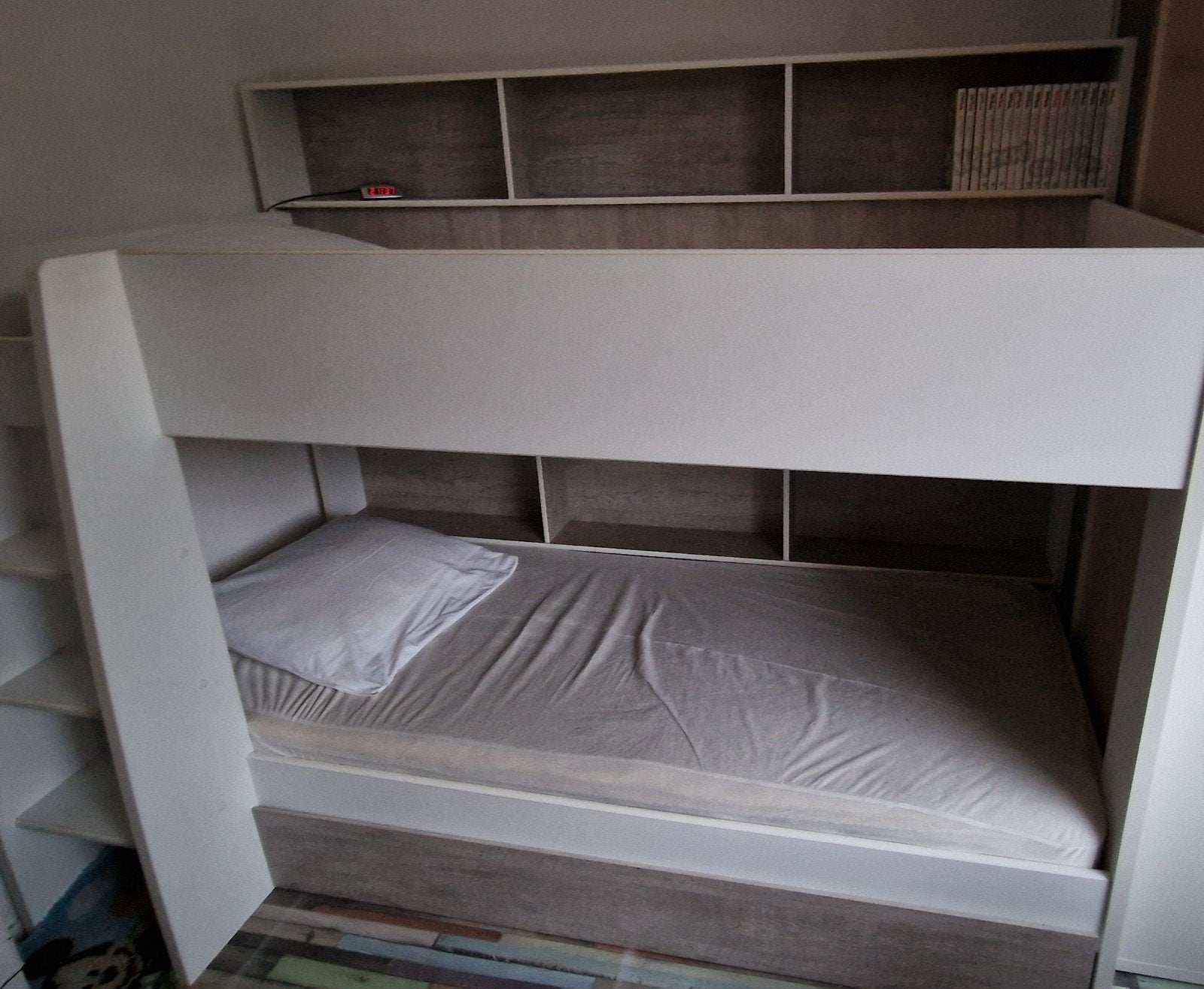 Stapelbed, Ophalen, Gebruikt, 90 cm, 160 tot 180 cm
