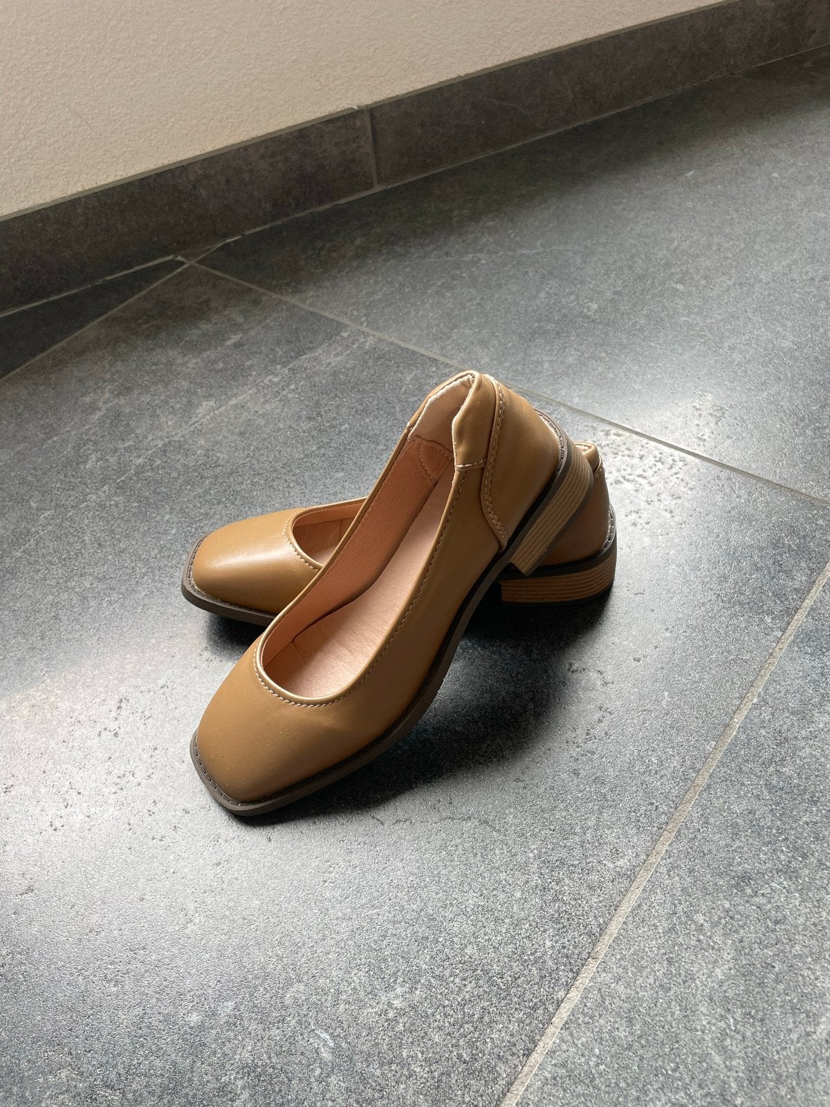 Nieuwe beige ballerina's - maat 38, Overige kleuren, Nieuw, Ballerina's, Ophalen of Verzenden