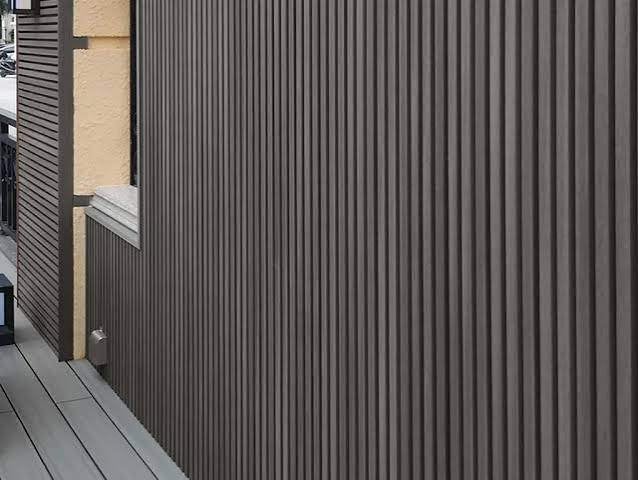 Weo35 Fiberdeck Dark Grey Gardenwall gevelbekleding 290-390, Ophalen, Nieuw, 250 cm of meer, Planken