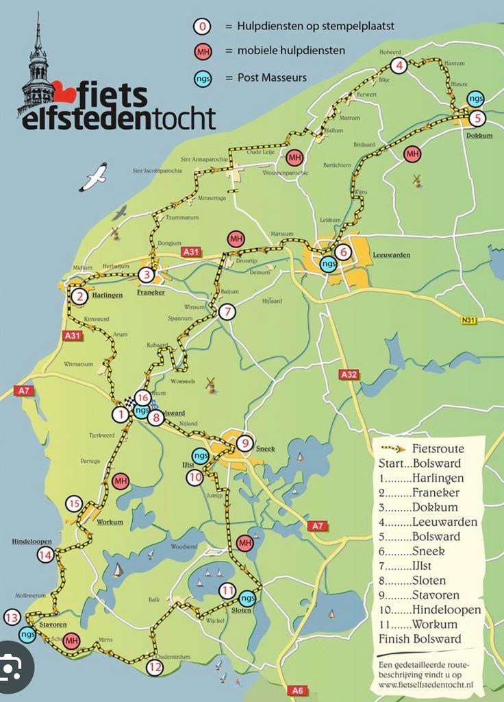 Gezocht: startbewijs voor fiets elfsteden tocht, Eén persoon, Mei